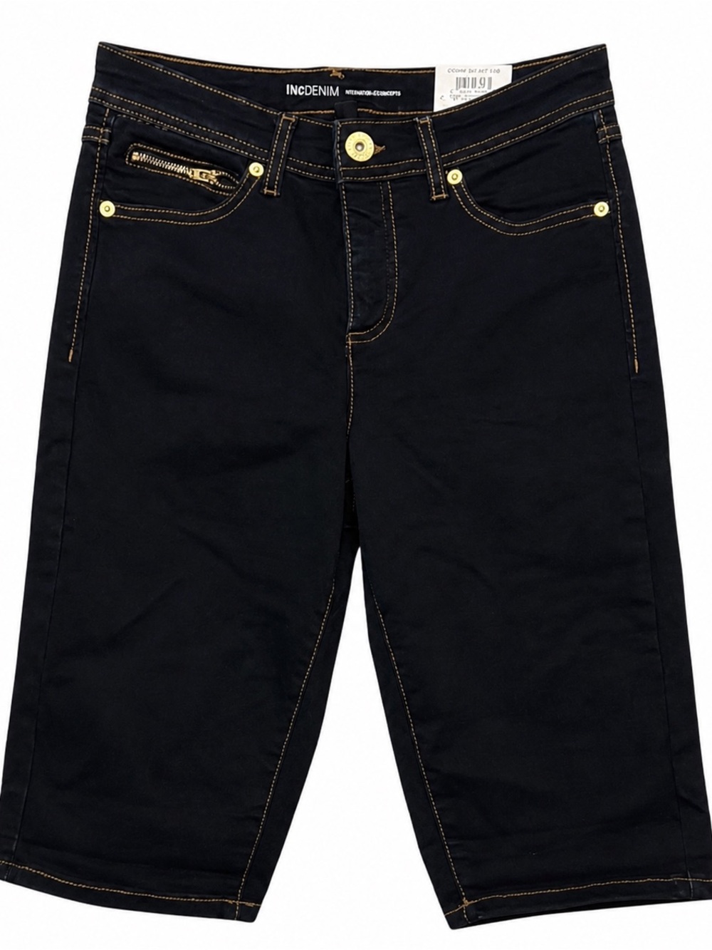 Size 6 Denim Blue Bermuda Shorts